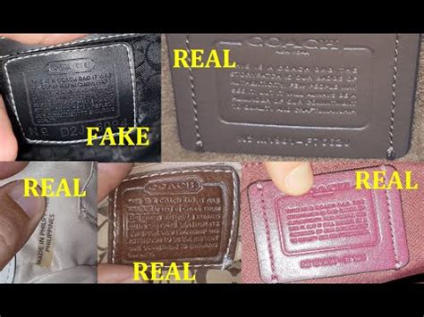 authentic coach bag vs fake|authentic coach tote bag.